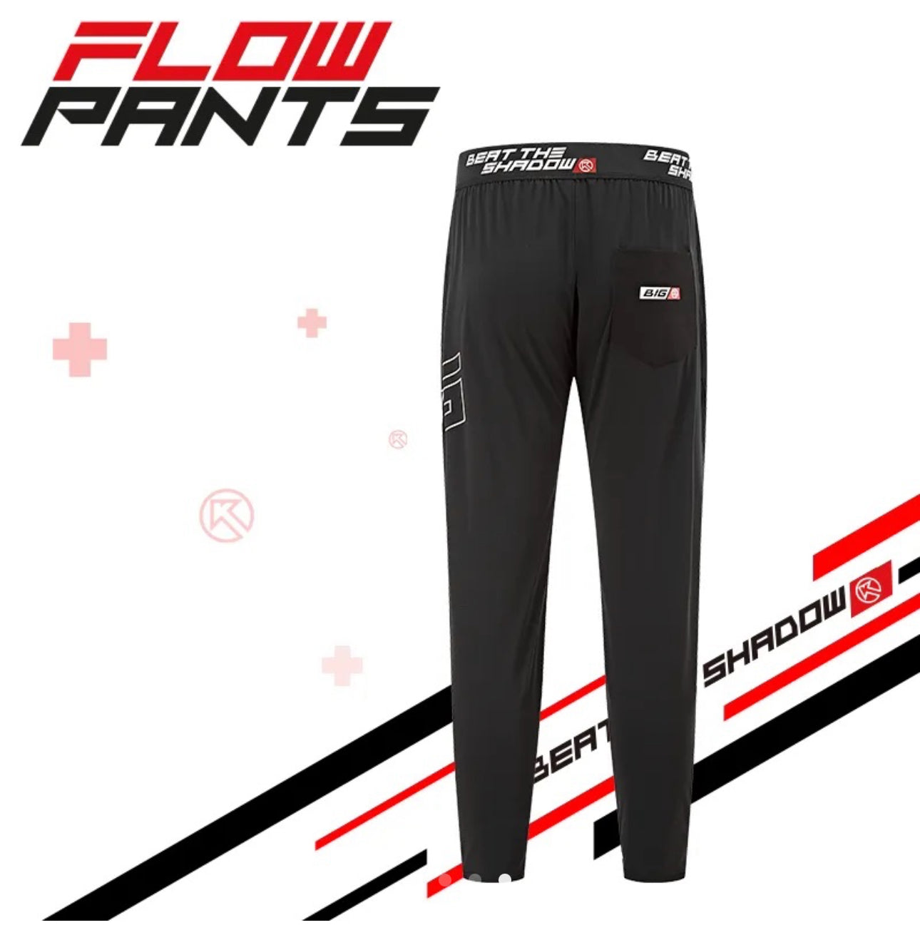 Back view of Flow Pants – modern performance pants with stretch comfort
