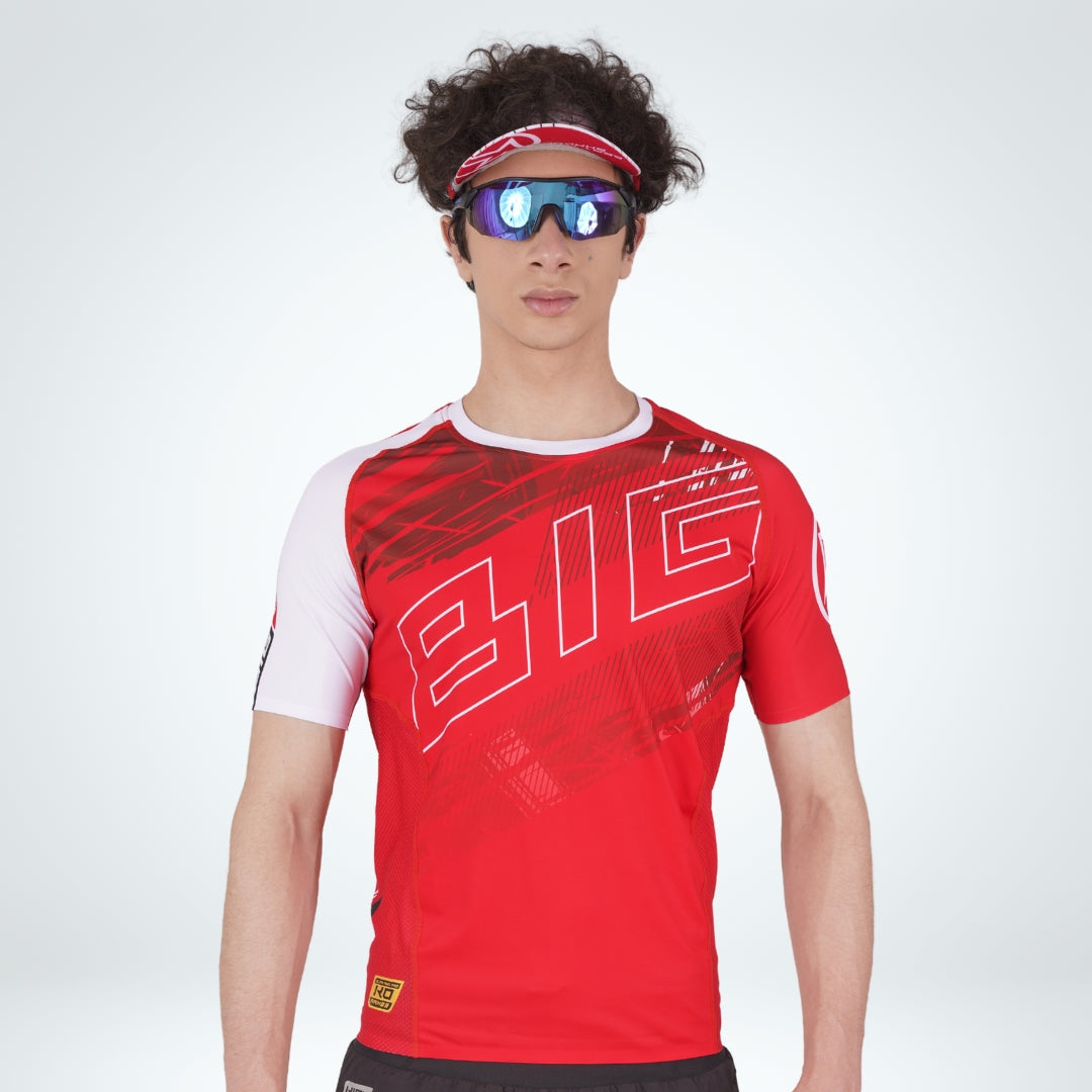 KONFORT SS short sleeve compression shirt for gym and running