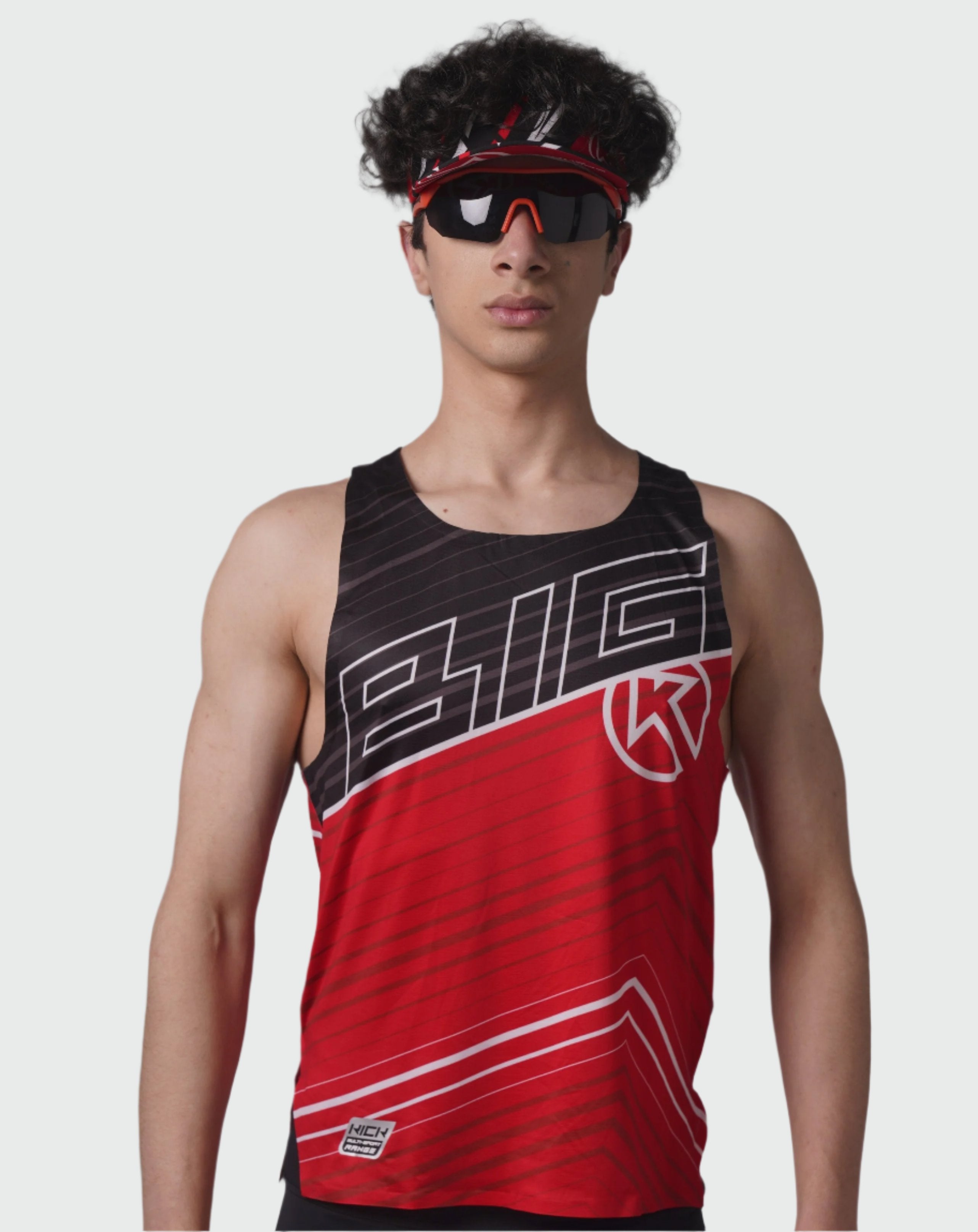 BigK singlet Red black