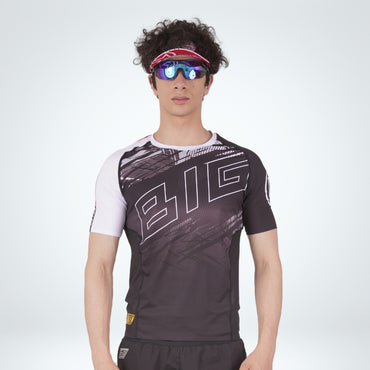KONFORT SS short sleeve compression shirt for gym and running
